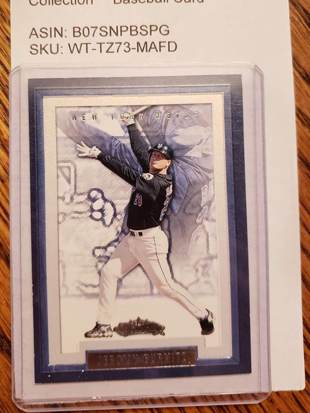2002 Fleer Skybox International® JEREMY BURNITZ, New York Mets™ Fleer Showcase
